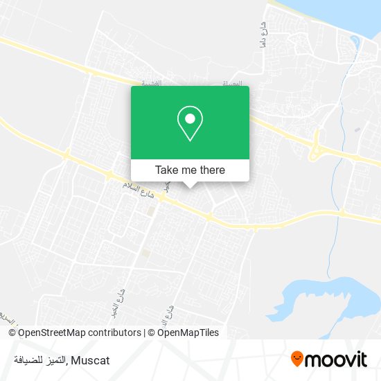 التميز للضيافة map