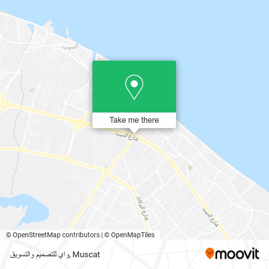 واي للتصميم والتسويق map