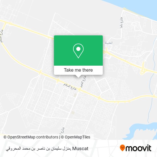 منزل سليمان بن ناصر بن محمد المحروقي map