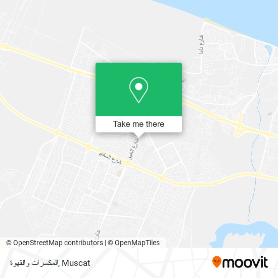 المكسرات والقهوة map