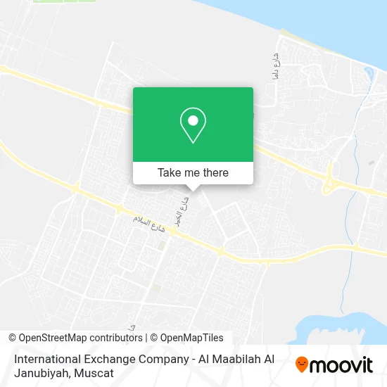International Exchange Company - Al Maabilah Al Janubiyah map