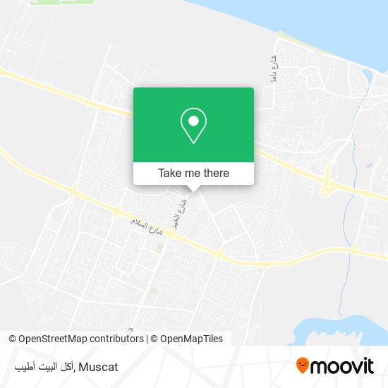 أكل البيت أطيب map