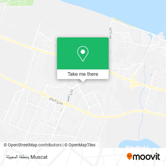 منطقة المعبيلة map