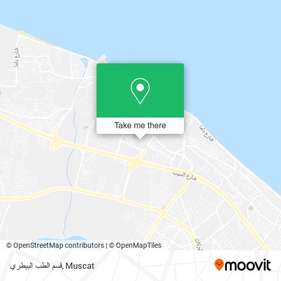 قسم الطب البيطري map