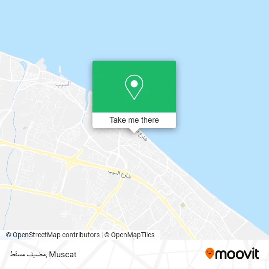 مضيف مسقط map