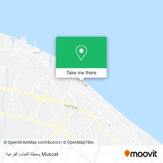محطة العباب الفرعية map