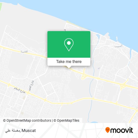مغسلة علي map