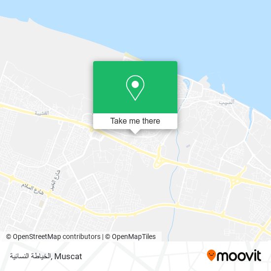 الخياطة النسائية map