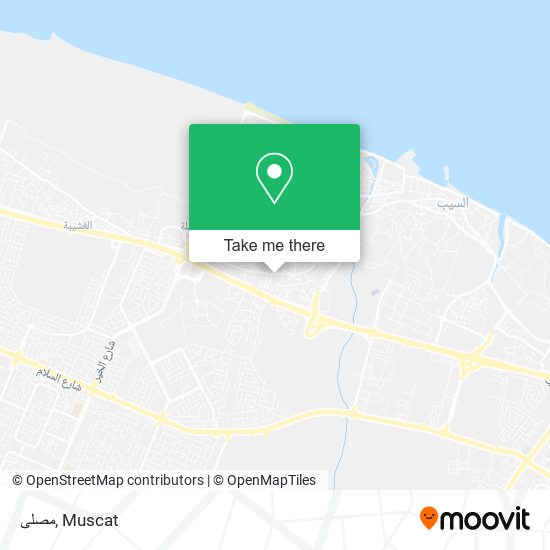 مصلى map