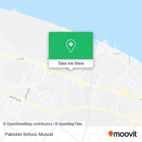 Pakistan School map