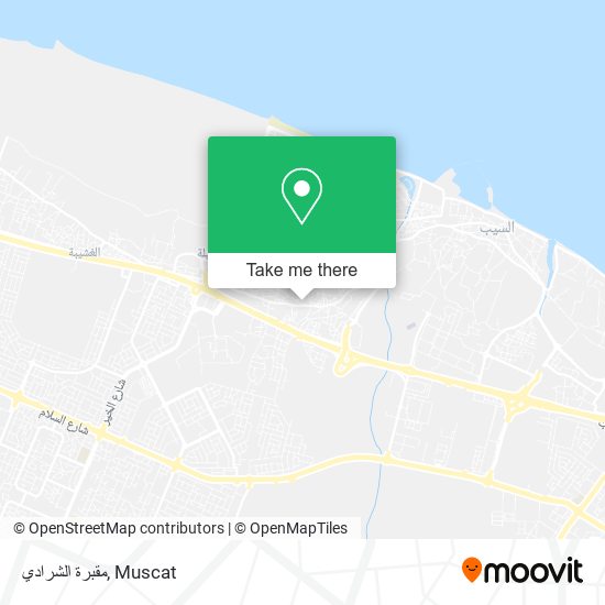 مقبرة الشرادي map