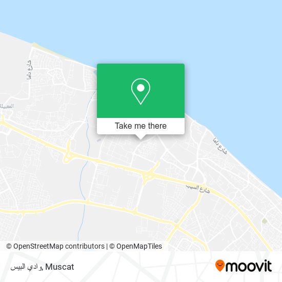وادي البيس map