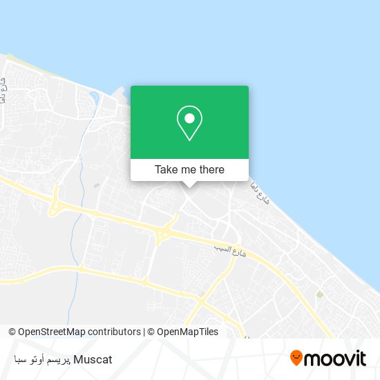 بريسم أوتو سبا map