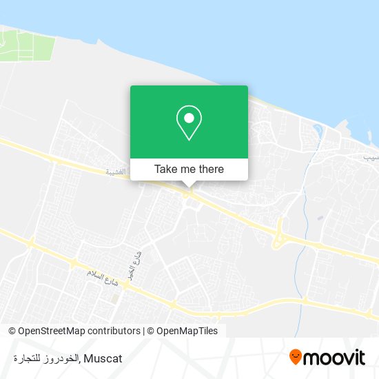 الخودروز للتجارة map