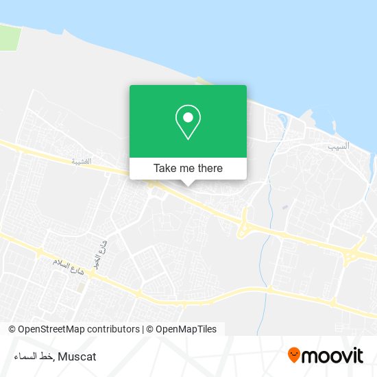 خط السماء map