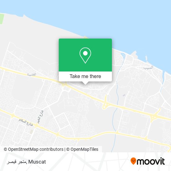 متجر قيصر map