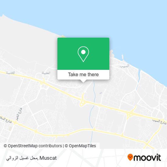 محل غسيل الزوالي map