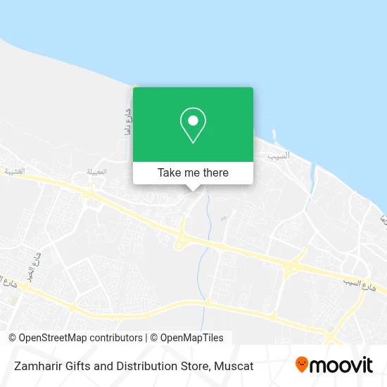 Zamharir Gifts and Distribution Store map