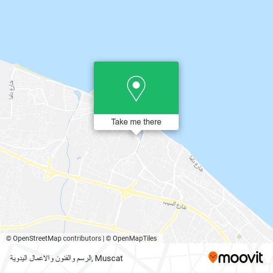 الرسم والفنون والاعمال اليدوية map