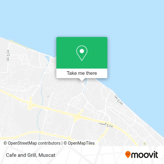 Cafe and Grill map