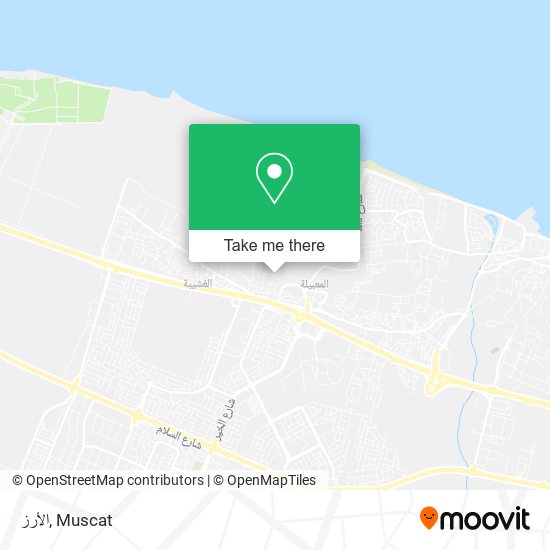الأرز map