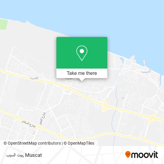 بيت السيب map