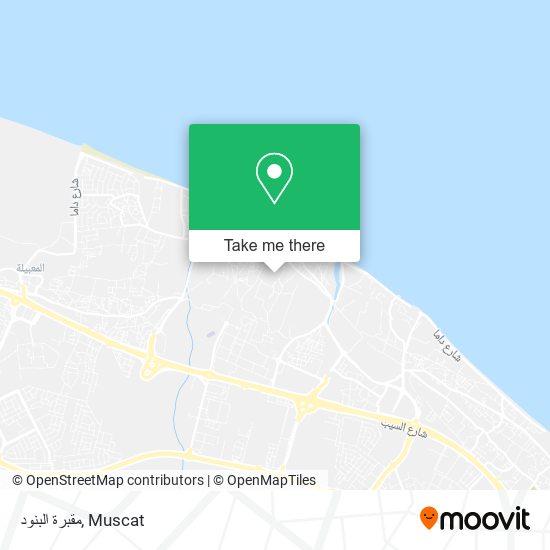 مقبرة البنود map