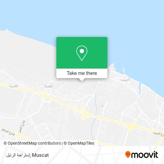 إستراحة الرتيل map
