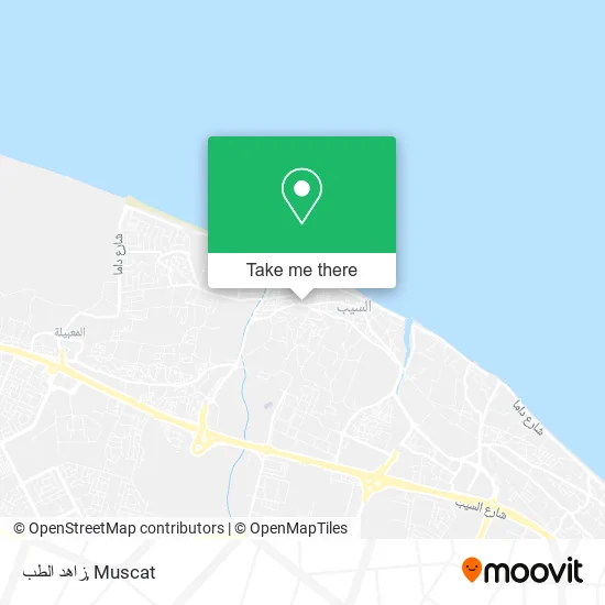 زاهد الطب map