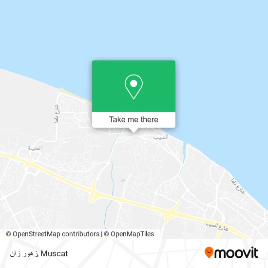 زهور زان map