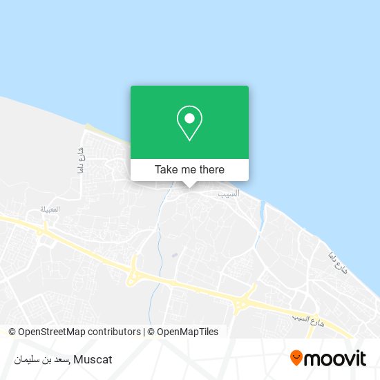 سعد بن سليمان map