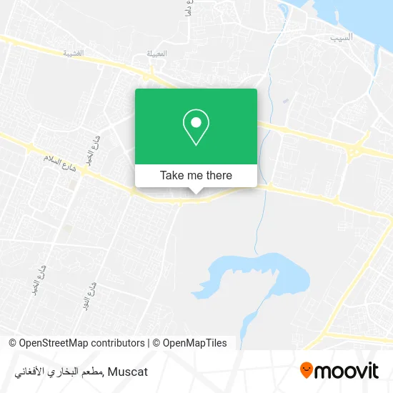 مطعم البخاري الأفغاني map