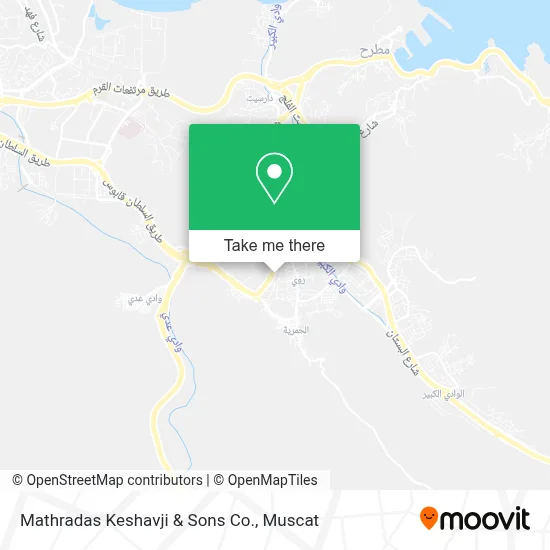 Mathradas Keshavji & Sons Co. map