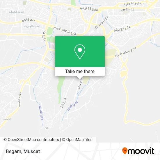 Begam map