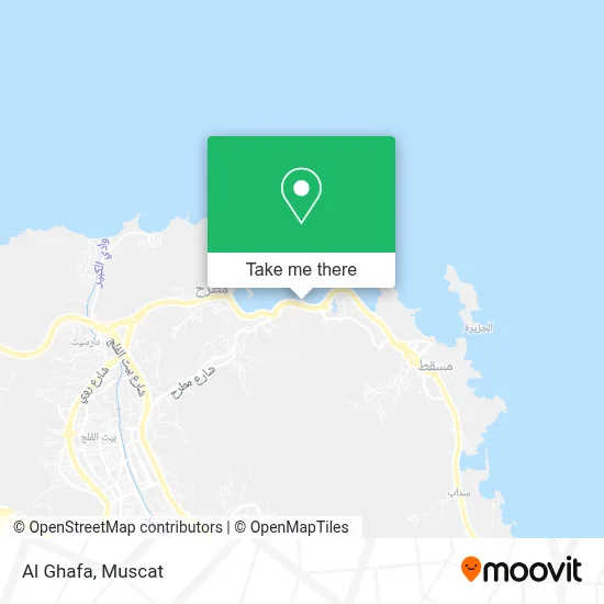 Al Ghafa map