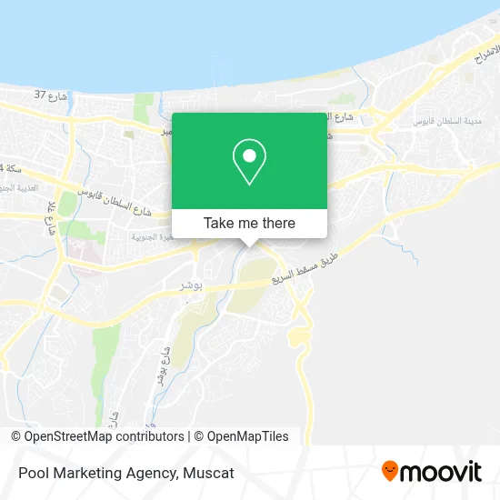 Pool Marketing Agency map