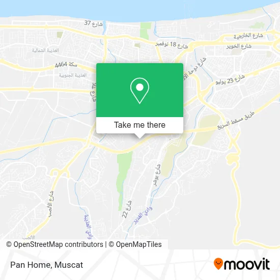 Pan Home map