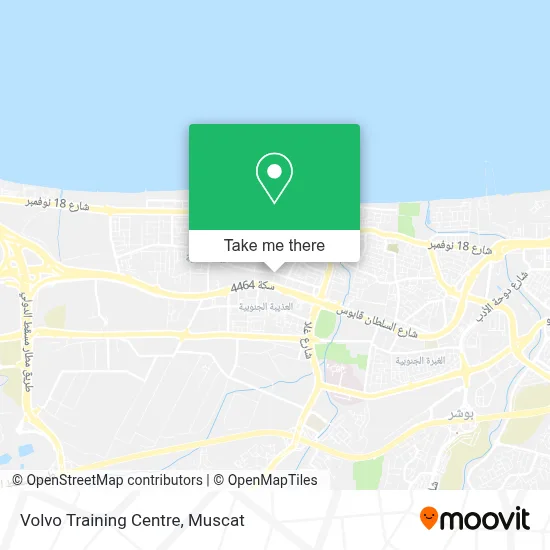 Volvo Training Centre map