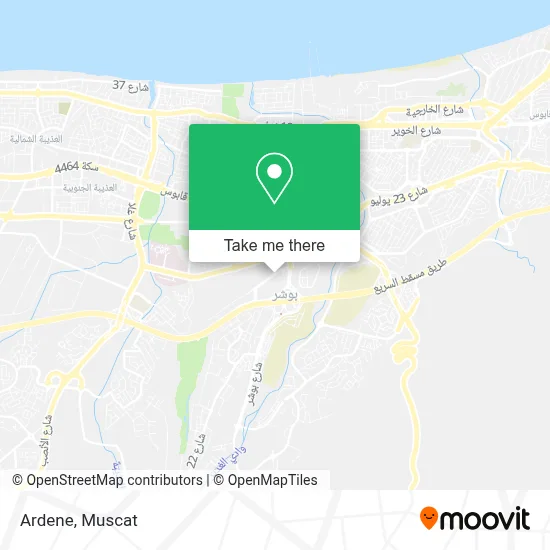 Ardene map