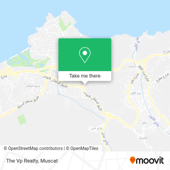 The Vp Realty map