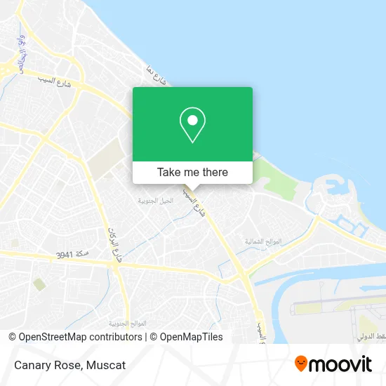 Canary Rose map