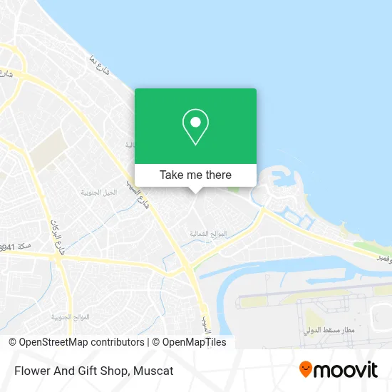 Flower And Gift Shop map