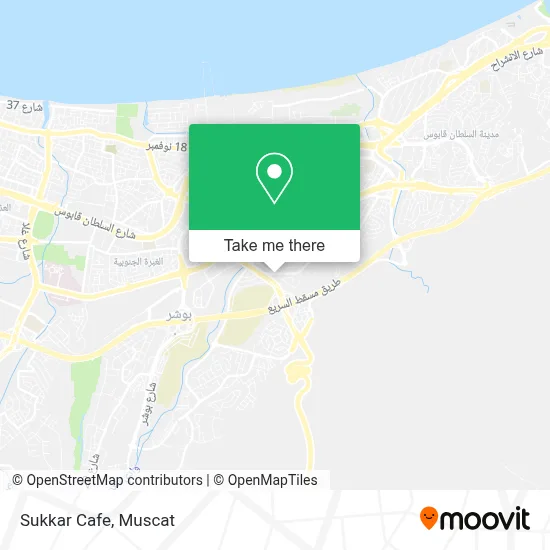 Sukkar Cafe map