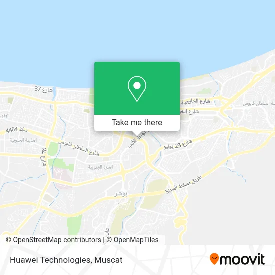 Huawei Technologies map