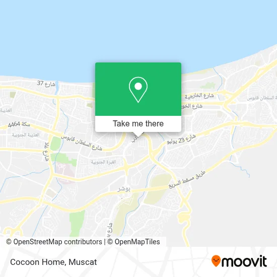 Cocoon Home map