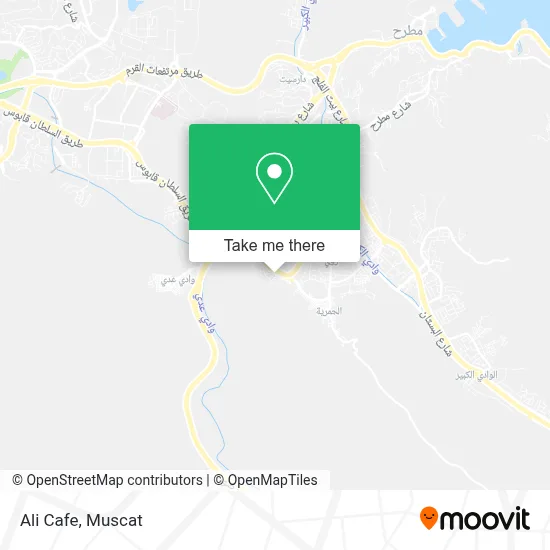 Ali Cafe map
