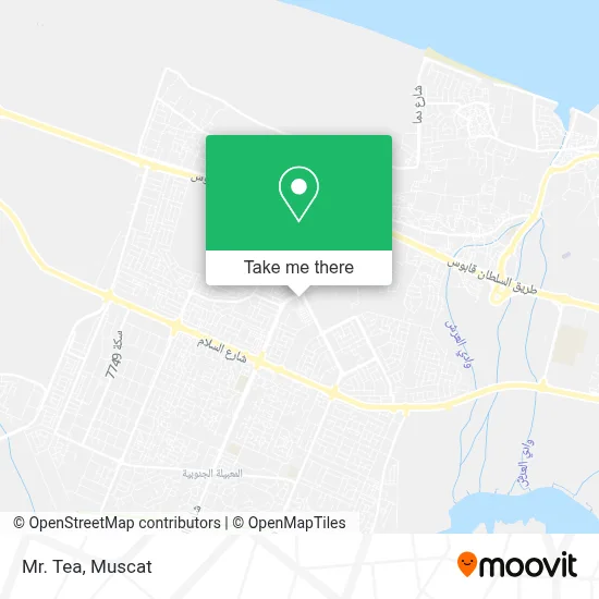 Mr. Tea map