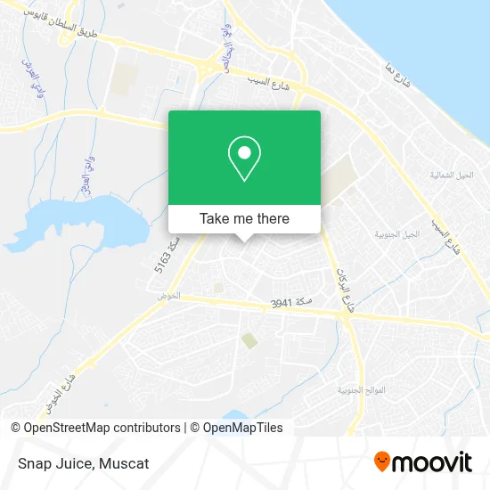 Snap Juice map