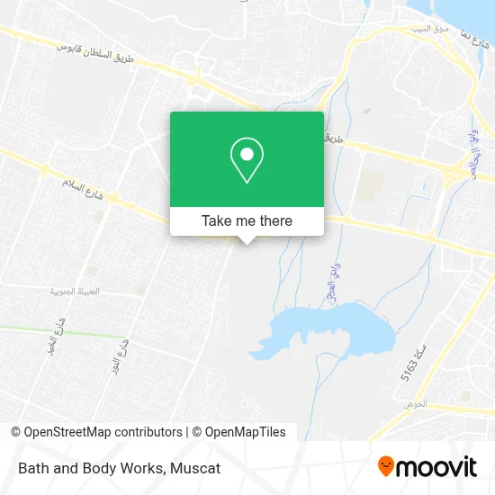 Bath and Body Works map