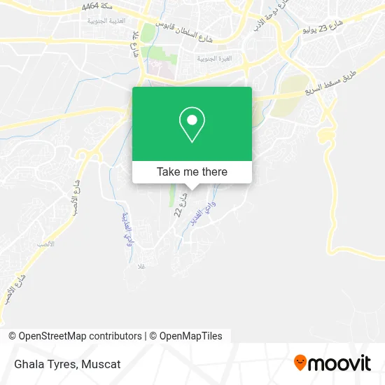 Ghala Tyres map